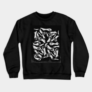 Haunting of Ghosts Spooky Halloween Design Crewneck Sweatshirt